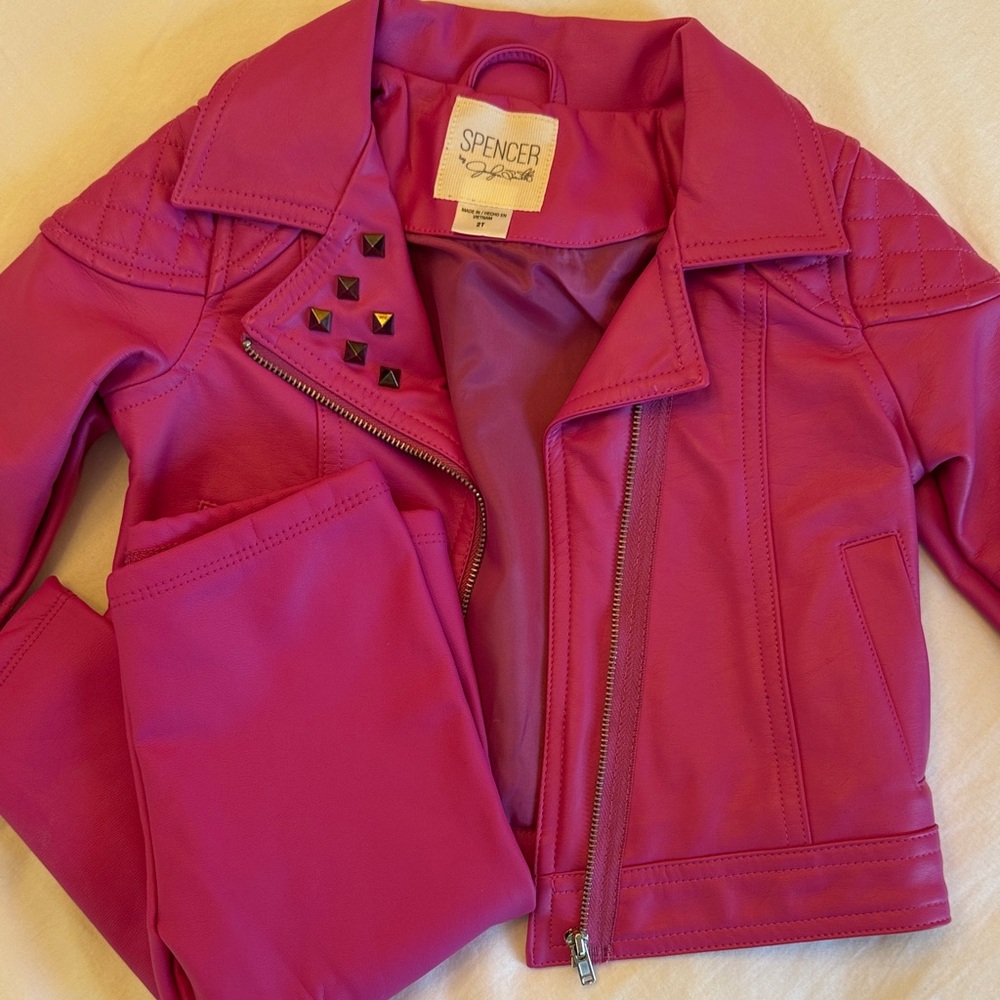 Spencer's Kids Fuchsia Jacket and Pants Set